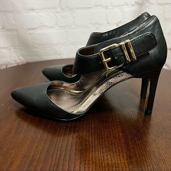 6 BCBGeneration Ankle Wrap Black classic sexy pumps - Picture 4 of 12